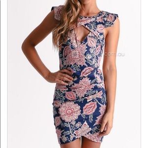 Esther Bodycon paisley dress